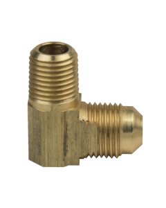 1/4 IPS x 3/8 90 flare reducing elbow